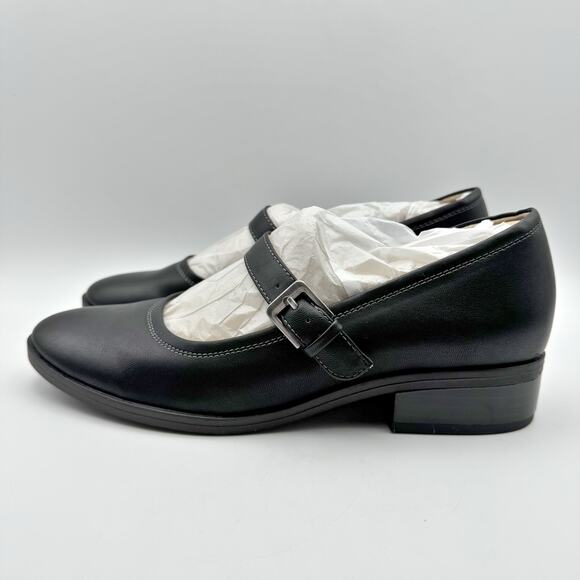 Soul Naturalizer Womens Ramona Mary Jane Flats US 7 Wide EU 37 Black NIB - Picture 9 of 13